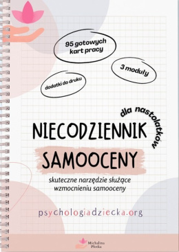 Niecodziennik samooceny dla dla nastolatków