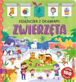 Zwierzęta. Książeczka z okienkami. 100 okienek