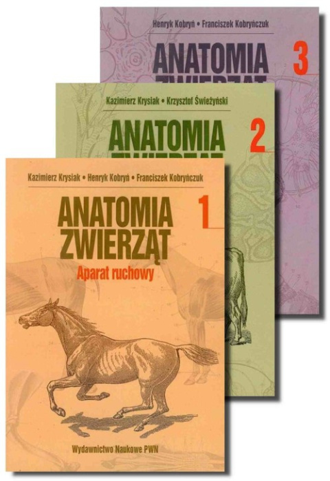 Anatomia zwierząt Tom 1-3
