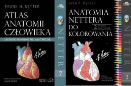 Atlas anatomii człowieka Nettera (łac.) + Anatomia Nettera do kolorowania