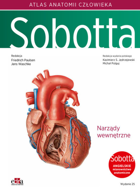 Atlas anatomii człowieka Sobotta. Angielskie mianownictwo. Tom 2. Narządy wewnętrzne